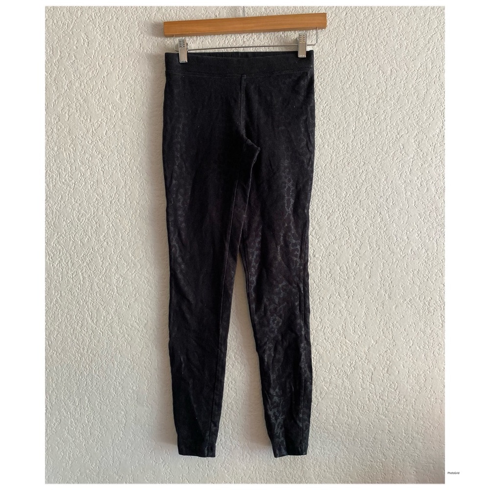 Express Black Leopard Leggings